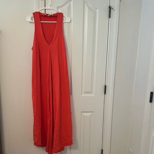Elegant Red Maxi Dress